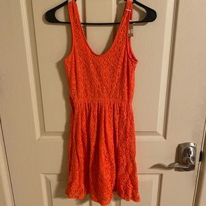 Mossimo lace coral dress